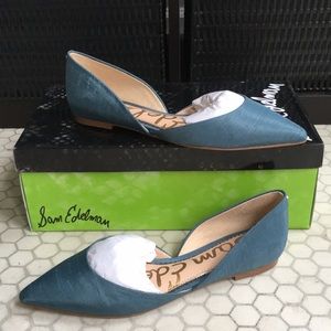 Beautiful NEW Sam Edelman blue flats